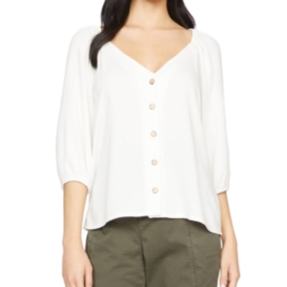 NWT Sanctuary Modern Front Button Blouse